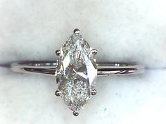 Lab Diamond Solitaire Ring