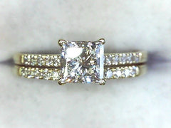 Lab Diamond Solitaire Ring