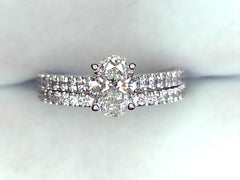 Lab Diamond Wedding Set