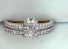 Lab Diamond Wedding Set