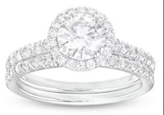 Lab Diamond Wedding Set