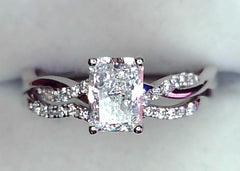 Lab Diamond Wedding Set