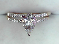 Lab Diamond Wedding Set