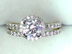 Lab Diamond Wedding Set
