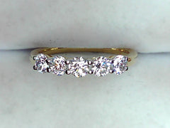 Lab Diamond Wedding Band