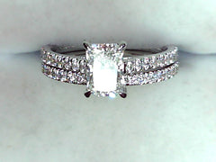 Lab Diamond Wedding Set