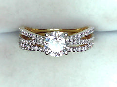 Lab Diamond Wedding Set
