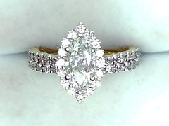 Lab Diamond Wedding Set