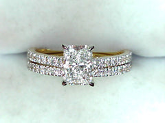 Lab Diamond Wedding Set