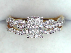 Lab Diamond Wedding Set