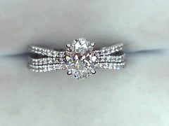 Lab Diamond Wedding Set