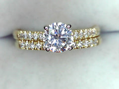 Lab Diamond Wedding Set