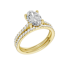 Lab Diamond Wedding Set