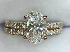 Lab Diamond Wedding Set