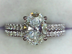 Lab Diamond Wedding Set