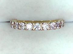 Lab Diamond Wedding Band