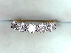 Lab Diamond Wedding Band