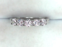 Lab Diamond Wedding Band
