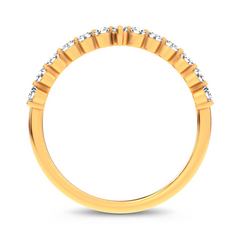 Lab Diamond Wedding Band
