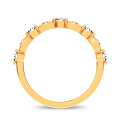 Lab Diamond Wedding Band