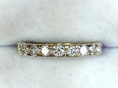Lab Diamond Wedding Band
