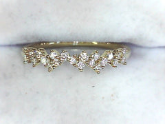 Lab Diamond Wedding Band