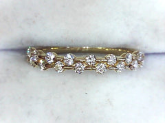 Lab Diamond Wedding Band