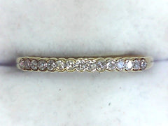 Lab Diamond Wedding Band