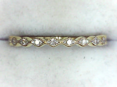 Lab Diamond Wedding Band