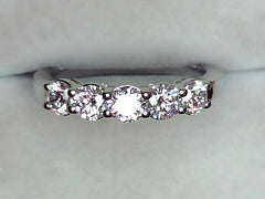 Lab Diamond Wedding Band