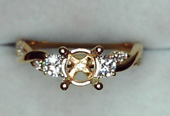 Diamond Semi-Mount Ring
