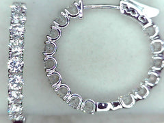 Lab Diamond Earring