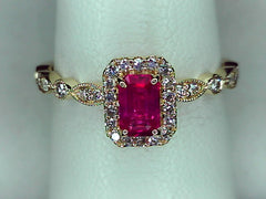 Colored Stone Rings  -  Women'