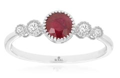 Colored Stone Rings  -  Women'