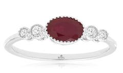 Colored Stone Rings  -  Women'