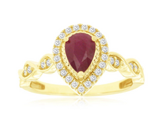 Colored Stone Rings  -  Women'