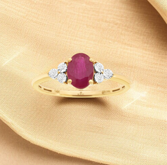 Colored Stone Rings  -  Women'