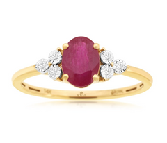 Colored Stone Rings  -  Women'