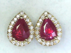 Colored Stone Earring