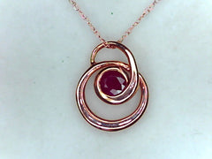 Colored Stone Pendant