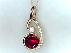 Colored Stone Pendant