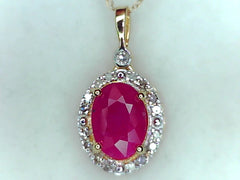 Colored Stone Pendant
