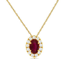 Colored Stone Pendant