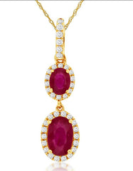 Colored Stone Pendant