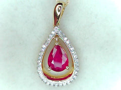 Colored Stone Pendant