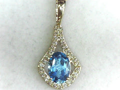 Colored Stone Pendant