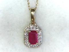 Colored Stone Pendant