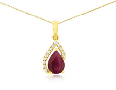 Colored Stone Pendant