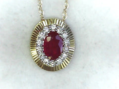 Colored Stone Pendant
