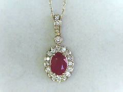 Colored Stone Pendant
